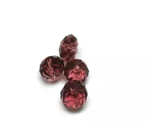 8pcs 12x9mm Big Brillo Oscuro Amatista Púrpura Plano Redondo Rondelle Cristal - Imagen 1 de 1