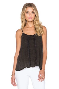 NUEVO CON ETIQUETAS: Camiseta sin mangas Free People Intimately Sheila's Valerie Cami en negro talla: L - Imagen 1 de 3