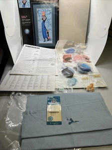Dimensions Going To Market Counted Cross Stitch Kit 35005 Opened Started SEE ‘99 - Picture 1 of 22