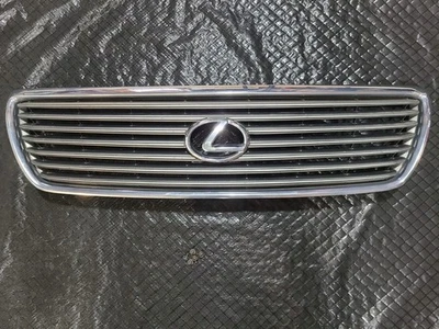 2001-2003 LEXUS LS430 Grelha de Capô Frontal Grelha Cromada com Emblema Original Fabricante de Equipamento Original - Imagem 1 de 4