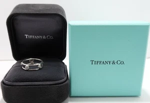 Tiffany & Co. Platinum Diamond Elsa Peretti Diamond By The Yard Ring - Picture 1 of 5