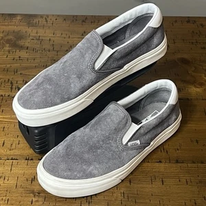 Vans Herren Slipper HeiQ Eco trocken wasserabweisendes Wildleder dunkelgrau Herren 8 Damen 9,5 - Bild 1 von 15