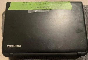 Toshiba Laptop 15.6 Inch- Charging Issues- For Parts Or Repair (not working) - Afbeelding 1 van 8