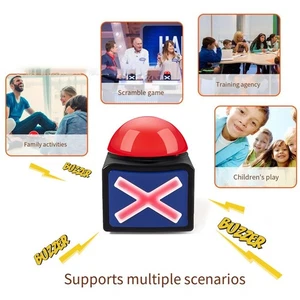 Energetic Game Experience with Vibrant For Trivia Sound Effect Buzzers - Picture 1 of 11