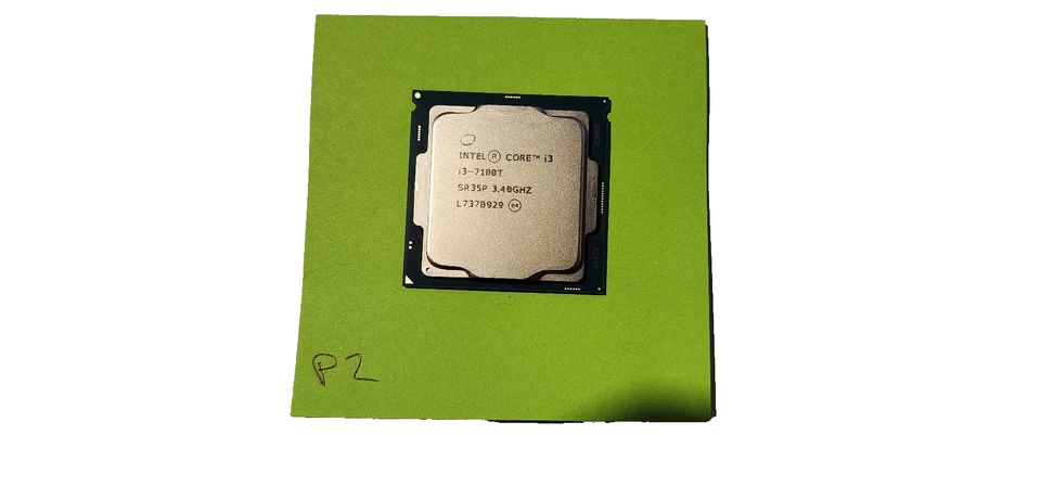 Intel Core i3-7100T SR35P Dual Core 3.40GHz LGA 1151 Processor - Ship/Track Free - Image 1 of 1