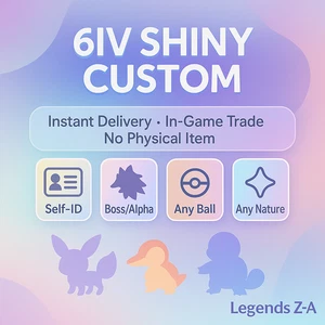 Legends Z-A 6IV Shiny | Any Ball/Nature | Quick In-Game Trade|Boss 6IV Sh - Picture 1 of 7