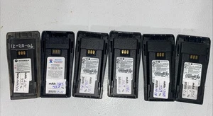 Lot Of 6 Used Lithium Ion Batteries For Motorola CP200 - Picture 1 of 4