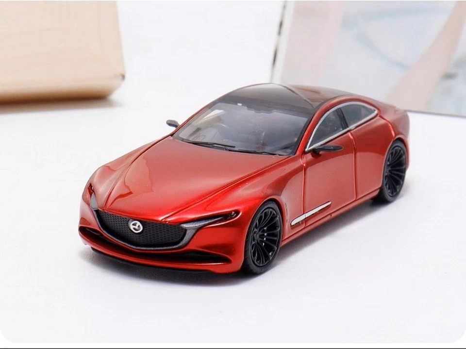 RM масштаб 1/64 Mazda RX-VISION купе концепт красный литая модель автомобиля игрушка подарок - Изображение 1 из 4