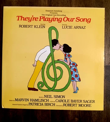 THEY’RE PLAYING OUR SONG-Original Cast Recording- 12" LP - Gatefold - Image 1 of 4