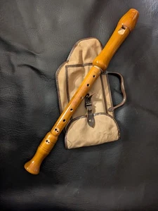 Grabadora Johannes Adler Barroca Dedos F-Alto Instrumento Musical Estuche de Madera - Imagen 1 de 13