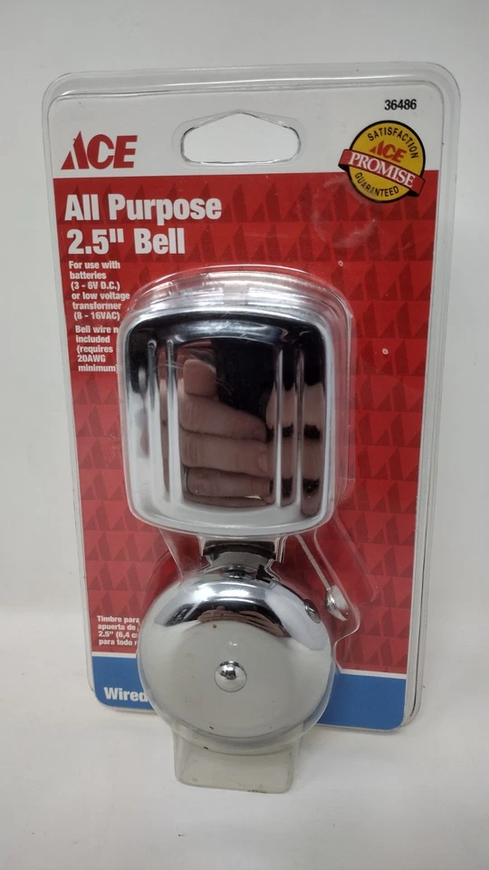 ACE Hardware All Purpose Wired Silver Door Bell 36487