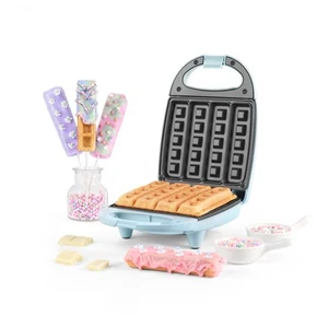 Stick Waffle Maker Non-Stick Compact Easy Clean Non-Slip Feet Giles & Posner - Picture 1 of 12