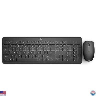 HP 230 Wireless Keyboard & Mouse Set - 2.4GHz, Quiet, 1600 DPI, Numeric Keypad - Image 1 of 4