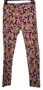 Lularoe Mujeres Rosa Mickey Mouse Estampado Leggings Talla Única OS Elastizado Suave Disney - Imagen 1 de 9