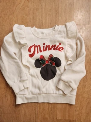 Disney Junior 3t Niñas Minnie Mouse Navidad Sudadera Foto 1 de 3
