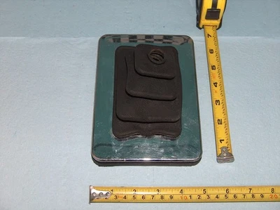 1969 1970 Ford Mustang 4 Speed Shifter Boot / Trim Plate Torn Used C9ZB-7B118-B - Image 1 of 4