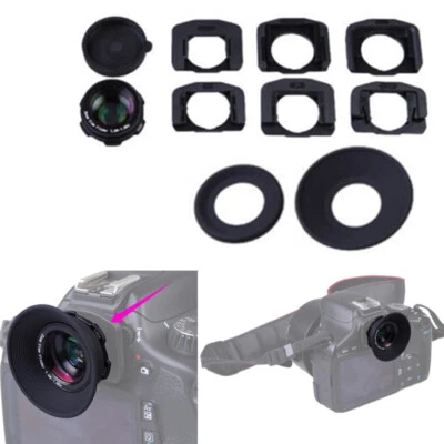 For Nikon Fuji Camera Eyepiece Myopia Eyepiece Magnifier Viewfinder Repair Part - Image 1 of 4