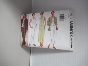 Butterick Schnittmuster #6014 Jacke Oberteil Rock Hose Garderobe Gr. 14-18 ungeschnitten - Bild 1 von 3