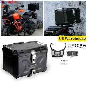 Luggage Case w/ Rack For Harley Pan America 1250 RA1250 RA1250S CVO 2021-2024 - Picture 1 of 12