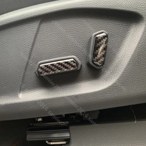 2pc Carbon Fiber Seat Adjust Button Fit for Ford Ranger Everest Mazda BT-50 BT50 - Bild 1 von 12