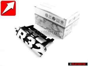 Original VW R32 Front Grill Badge Emblem Chrome - 1J6853679D PWV - Picture 1 of 6