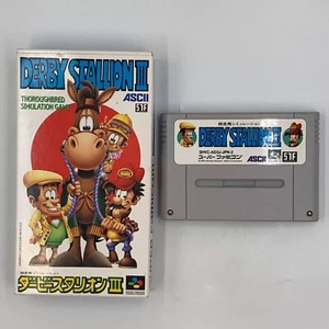 Derby Stallion III Super Famicom SFC importación japonesa vendedor de EE. UU. - Imagen 1 de 5