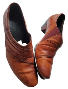 Gabor Women Shoe Boots UK Size 5 In US Size 7 Genuine Leather Burnt Orange - Picture 1 of 12