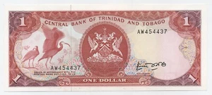 Trinidad & Tobago 1 Dollar nd 1985 Pick 36.a UNC unzirkulierte Banknote - Bild 1 von 2