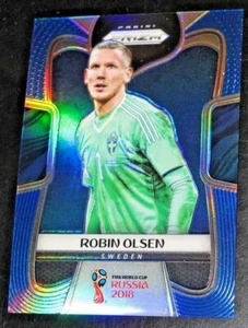 2018 Prizm World Cup Robin Olsen Blue # /199 Prizms Refractor Parallel - Picture 1 of 2