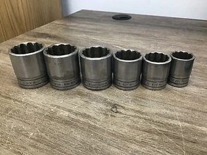 Snap On Socket Set 6 Piece (SW421, SW401, SW381, SW341, SW321, & SW261) - Picture 1 of 3