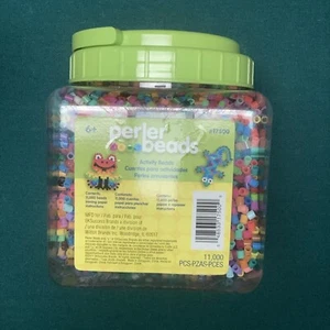 PERLER BEADS FUNFUSION ASSORTED COLORS FUSE BEADS KIDS CRAFTS 11,000 Pcs #17500 - Picture 1 of 3