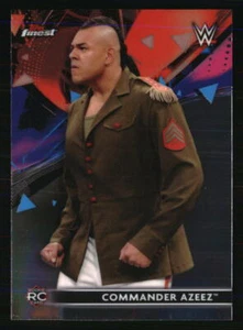 Commander Azeez 2021 Topps Finest WWE #50 WRESTLING Card - Picture 1 of 2