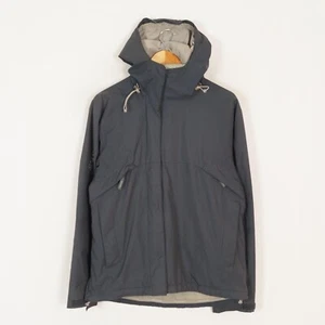 SALOMON Women's Jacket Size M Grey Windbreaker Hooded Polyester Full Zip - Picture 1 of 11