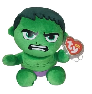 Ty Beanie Baby - HULK (NEW Soft Plushy Version)(Marvel) Stuffed Plush Toy NWTs - Picture 1 of 8