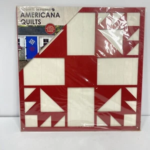 Americana Quilts Decorative Indoor Outdoor 12 x 12 Iron Pattern County Fair New - Picture 1 of 5