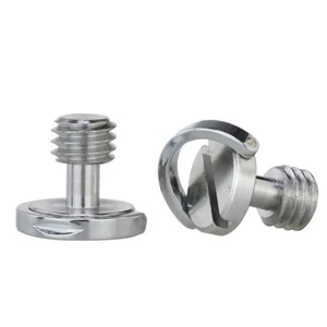3/8" Dring Stainless Steel Mounting Fixing Screw For Camera Tripod Monopod Quick - Picture 1 of 6