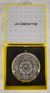 Liz Claiborne Double Mirrored Compact Jeweled 2.5 inch - Picture 1 of 7