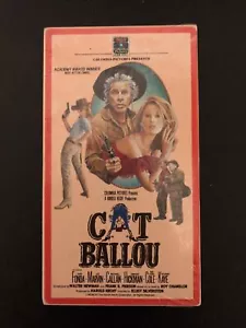 Cat Ballou (VHS, 1984) SEALED with shrinkwrap watermarrks - Picture 1 of 4