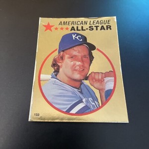1982 George Brett Topps Sticker #133 FOIL HOF