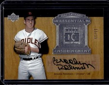 2005 UD Hall Of Fame Brooks Robinson Essential Enshrinement Auto Silver #15/15