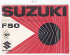 1 Genuine Suzuki F50 Factory Original Owners Manual OEM Guide Booklet Book F 50