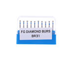 10pcsbox Dental Diamond Burs Drill fr Hochgeschwindigkeitshandstck FG -Serie 