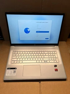 HP 17-CP0013DX 17,3" AMD Ryzen 5 2,1GHz 256 SSD 8GB RAM Windows 11 Silber 5684 - Bild 1 von 12