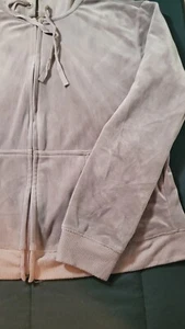 New York & Company Velour Zip Up jacket With Hood Sizs XL Brown - Picture 1 of 8