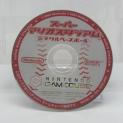 Super Mario Stadium Baseball Nintendo Gamecube NTSC-J Japanese Disc Only US  - Image 1 of 4