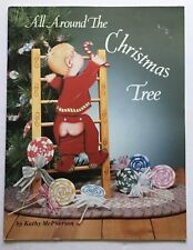 Livret de peinture artisanale tout autour de l'arbre de Noël, ornements guirlande marionnettes