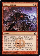 Street Spasm X4 from Magic the Gathering Return to Ravnica Set NM-Mint Condition