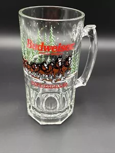 Budweiser Clydesdales 1989 Beer Mug Vintage 8" tall - Picture 1 of 5
