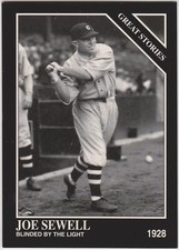 1994 Conlon Collection TSN Joe Sewell #992 Cleveland Indians Baseball