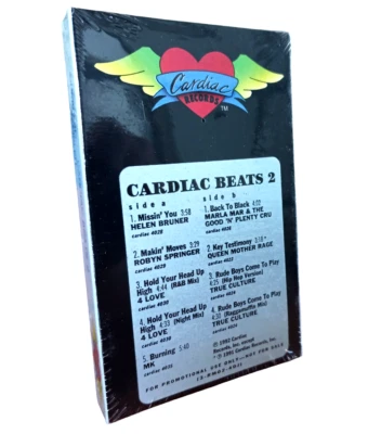 Various - Cardiac Beats 2 Sampler Original Cassette Tape Single NEW Sealed 1992 - Image 1 of 3